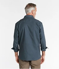 Men's BeanFlex® Twill Shirt, Traditional Untucked Fit, Long-Sleeve