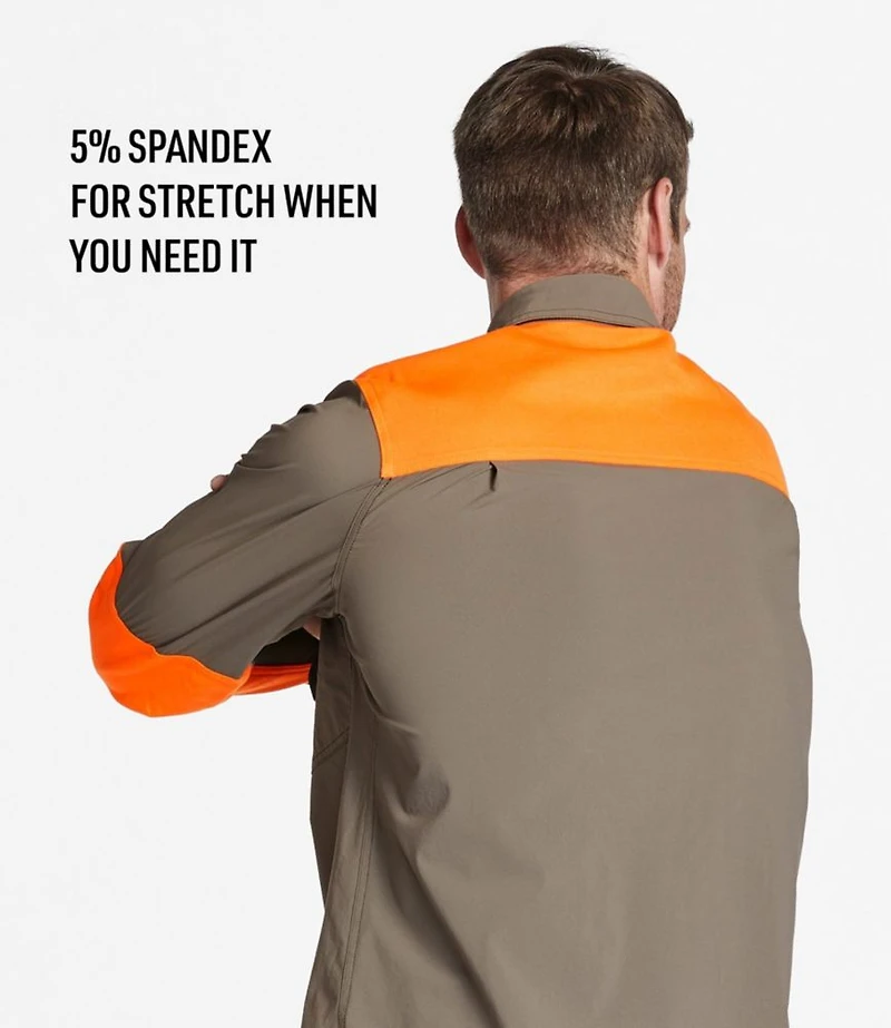 Men's Technical Stretch Upland Shirt with No Fly Zone