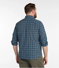 Men's Wrinkle-Free Ultrasoft Brushed Cotton Shirt, Long-Sleeve, Slightly Fitted Untucked Fit