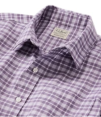 Men's Wrinkle-Free Ultrasoft Brushed Cotton Shirt, Long-Sleeve, Slightly Fitted Untucked Fit