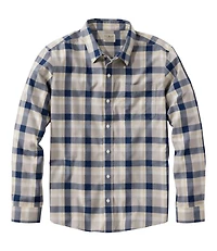 Men's Wrinkle-Free Ultrasoft Brushed Cotton Shirt, Long-Sleeve, Slightly Fitted Untucked Fit