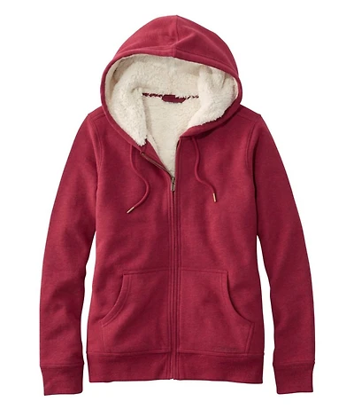 Women's L.L.Bean 1912 Sweatshirt, Sherpa-Lined Hoodie
