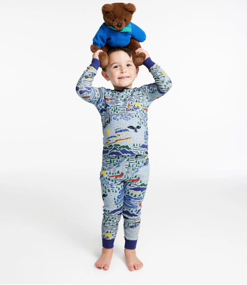 Toddlers' Organic Cotton Fitted Pajamas