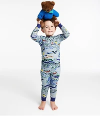 Toddlers' Organic Cotton Fitted Pajamas