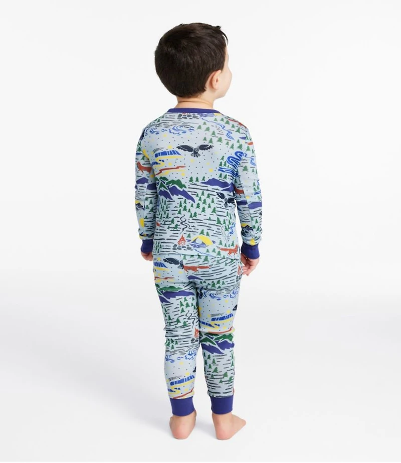 Toddlers' Organic Cotton Fitted Pajamas