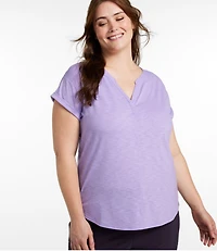 Women's Streamside Tee, Short-Sleeve Splitneck
