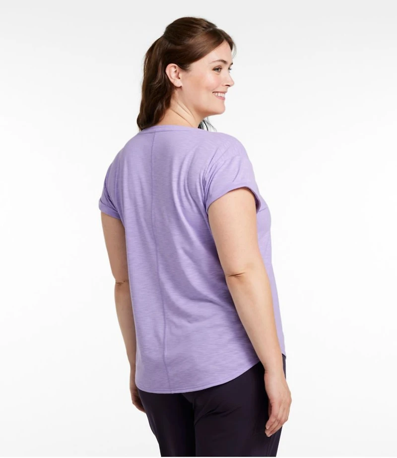 Women's Streamside Tee, Short-Sleeve Splitneck