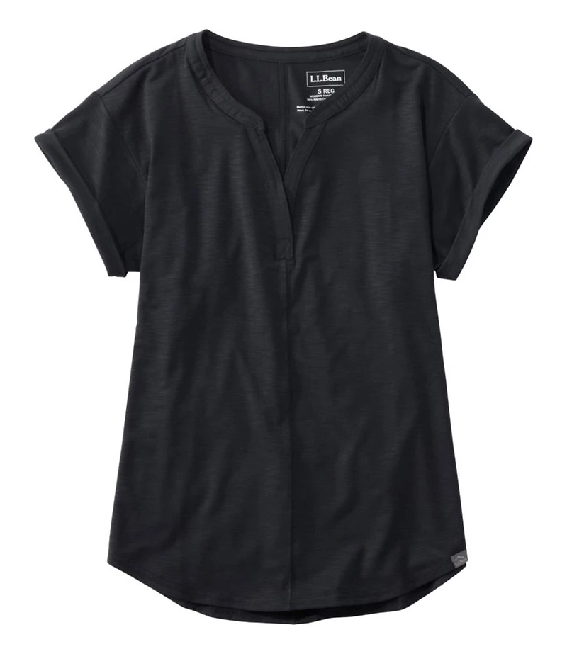 Women's Streamside Tee, Short-Sleeve Splitneck