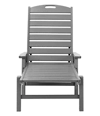 All-Weather Chaise Lounger with Arms