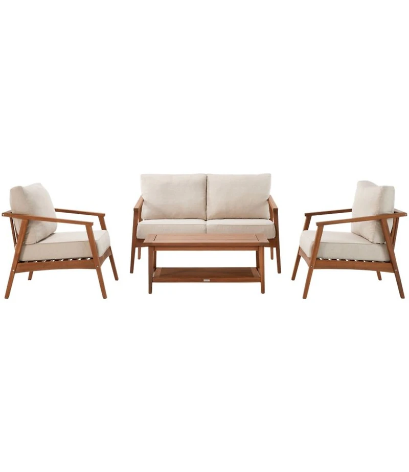 Eucalyptus 4-Piece Patio Set