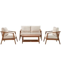 Eucalyptus 4-Piece Patio Set