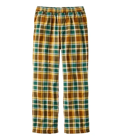Men's Fleece-Lined Flannel Lounge Pants