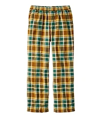 Men's Fleece-Lined Flannel Lounge Pants