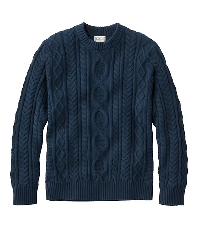Men's Bean's Heritage Soft Cotton Fisherman Sweater