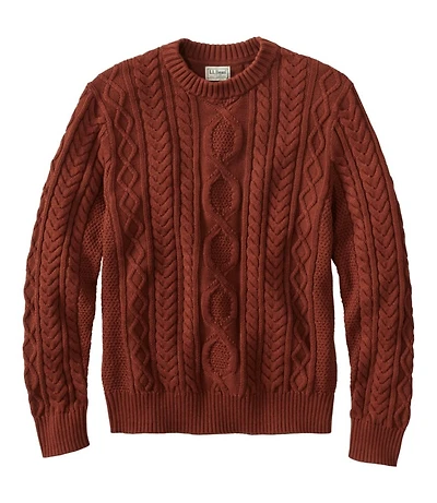 Men's Bean's Heritage Soft Cotton Fisherman Sweater
