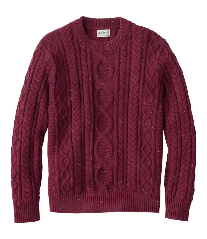 Men's Bean's Heritage Soft Cotton Fisherman Sweater