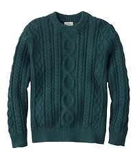 Men's Bean's Heritage Soft Cotton Fisherman Sweater, Crewneck