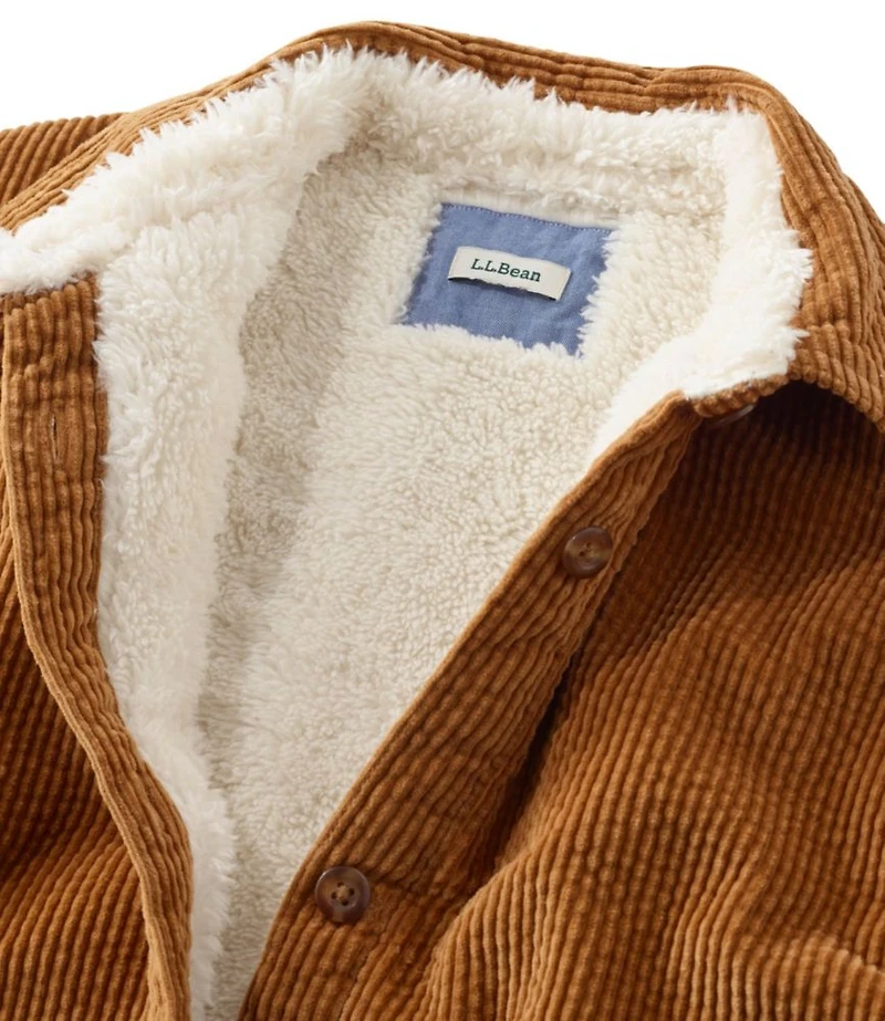 Women's Comfort Corduroy Relaxed Shirt, Lined