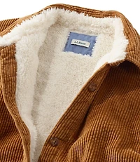 Women's Comfort Corduroy Relaxed Shirt, Lined