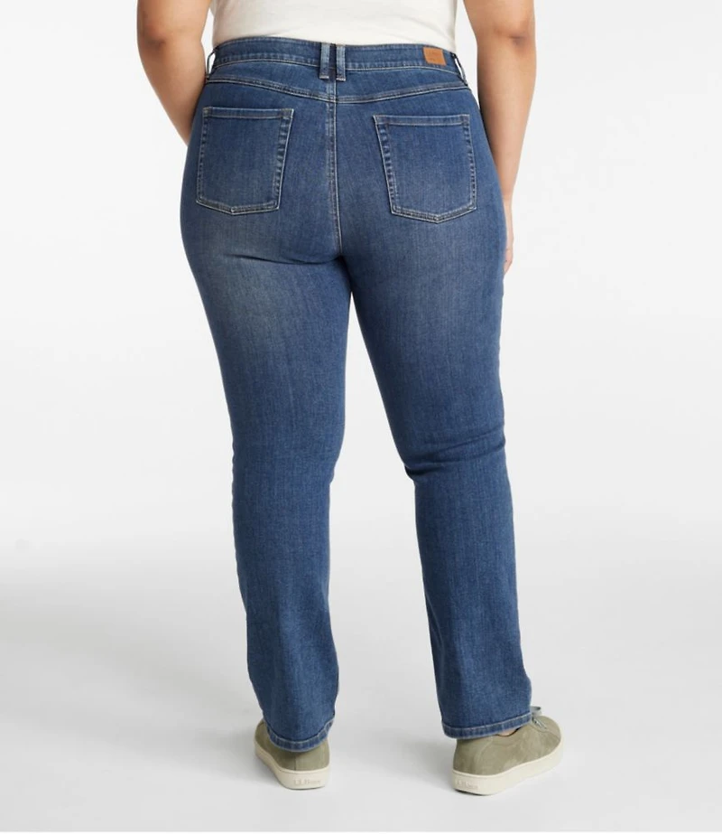 Women's BeanFlex® Jeans, Mid-Rise Straight-Leg