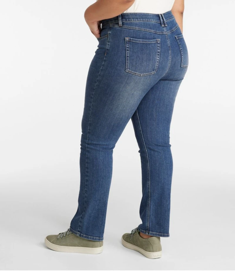 Women's BeanFlex® Jeans, Mid-Rise Straight-Leg