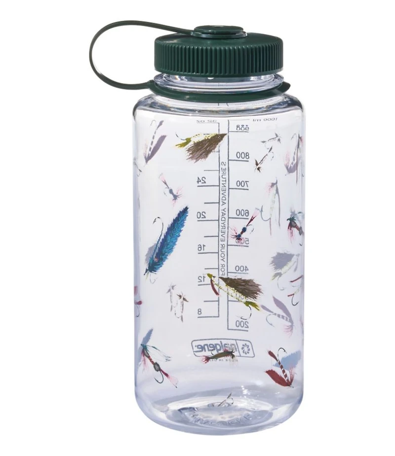 Nalgene Sustain Wide Mouth Water Bottle with L.L.Bean Print, 32 oz.