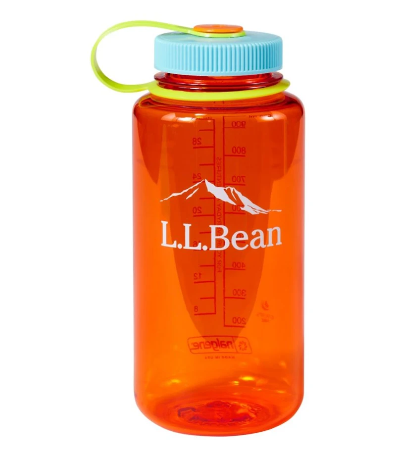 Nalgene Sustain Wide Mouth Water Bottle with L.L.Bean Logo, 32 oz.