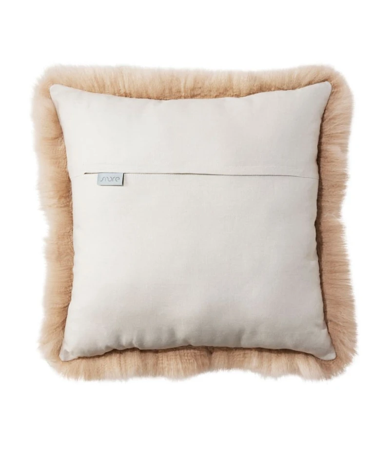 Sheepskin Throw Pillow, 20" x