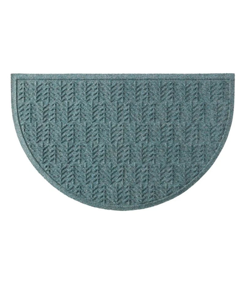 Everyspace Recycled Waterhog Doormat, Half Round, Trees
