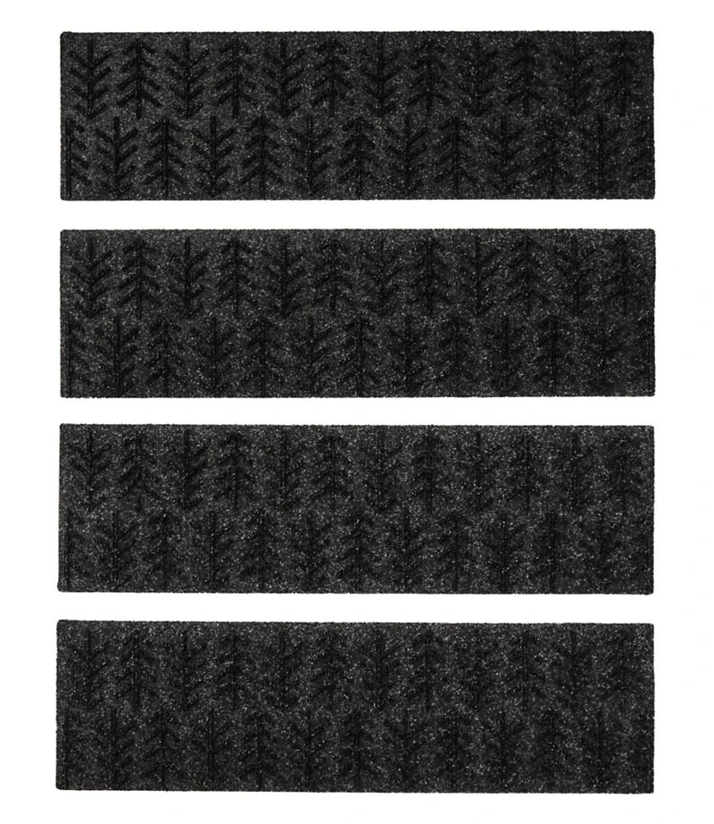 Everyspace Recycled Waterhog Mat, Stair Treads, Set of Four, Trees