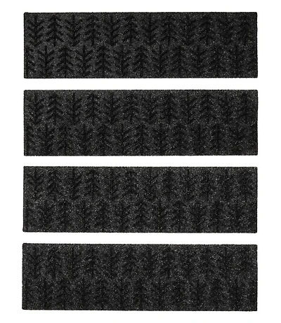 Everyspace Recycled Waterhog Mat, Stair Treads, Set of Four, Trees