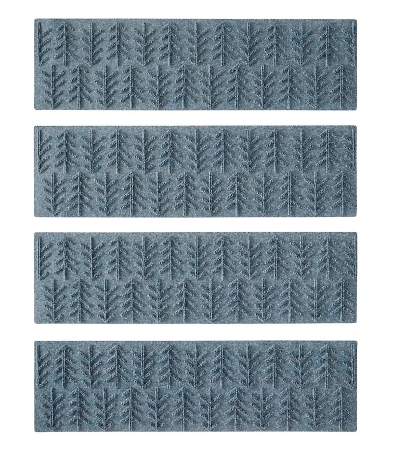Everyspace Recycled Waterhog Mat, Stair Treads, Set of Four, Trees
