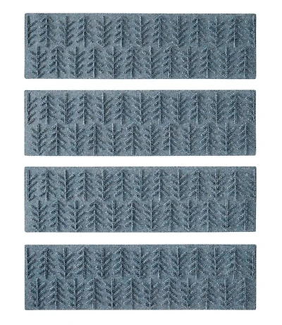 Everyspace Recycled Waterhog Mat, Stair Treads, Set of Four, Trees