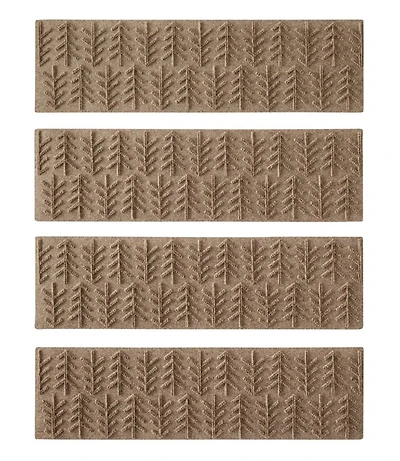 Everyspace Recycled Waterhog Mat, Stair Treads, Set of Four, Trees