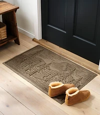 Everyspace Recycled Waterhog Doormat, Pine Trees