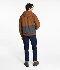 Men's Insulated 3-Season Bomber Hooded Jacket, Colorblock
