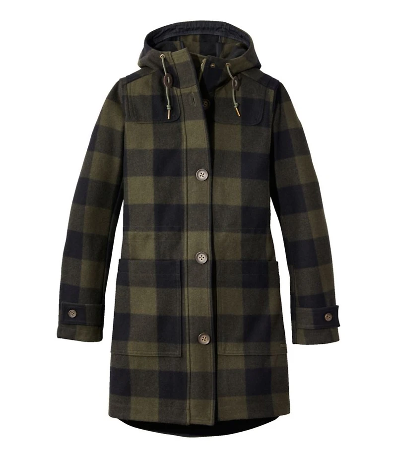 Women's Bean's West End Wool Coat, Pattern