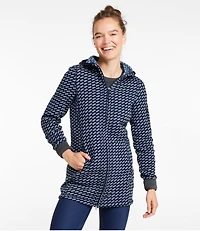 Women's L.L.Bean Sweater Fleece Coat, Print
