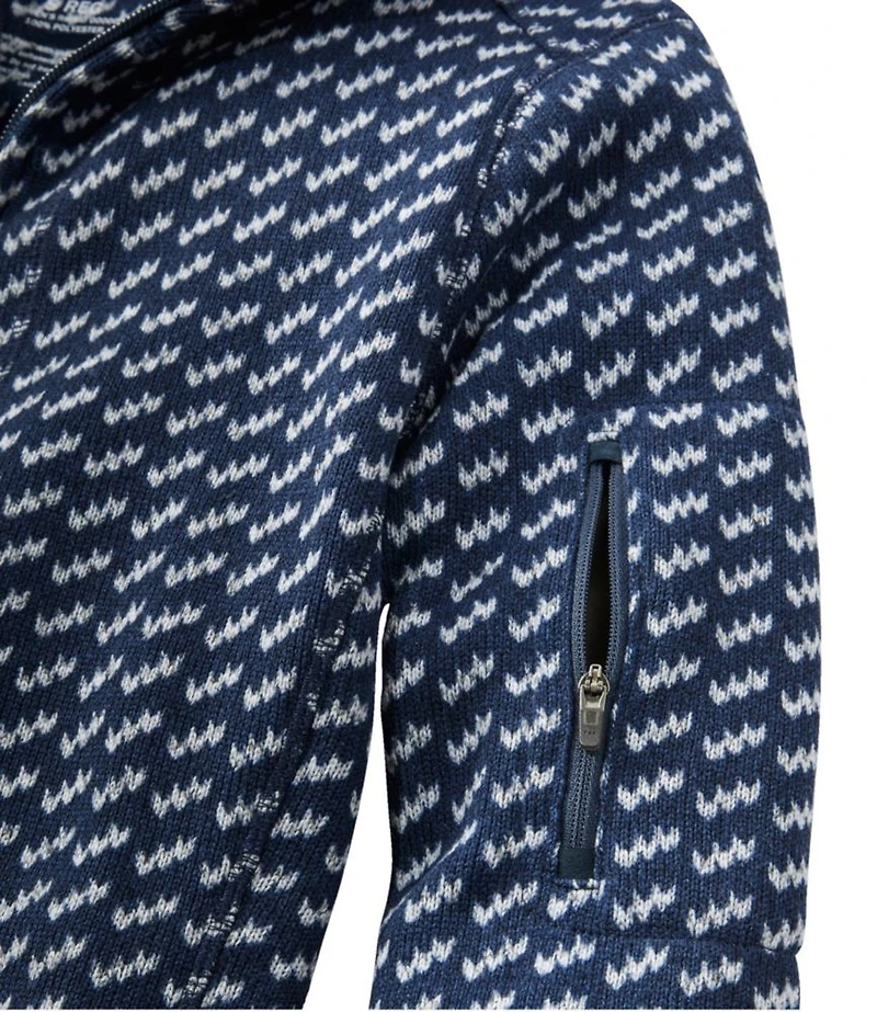Women's L.L.Bean Sweater Fleece Coat, Print