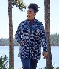 Women's L.L.Bean Sweater Fleece Coat, Print