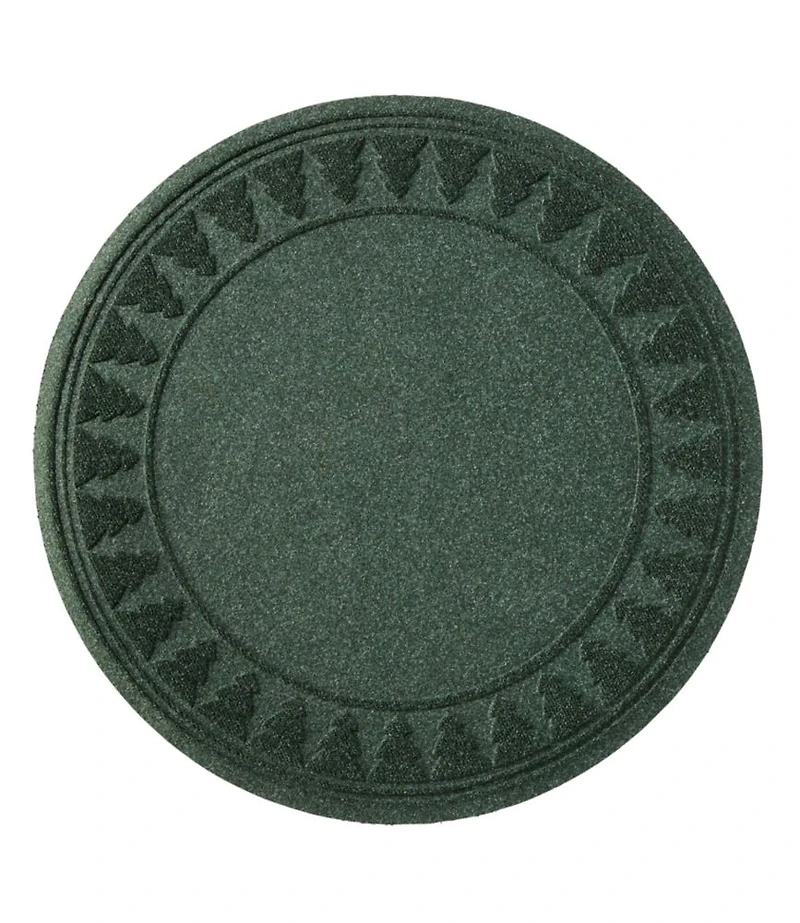 Recycled Waterhog Holiday Tree Mat, Trees