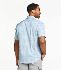 Men's Tropicwear Shirt, Plaid Short-Sleeve