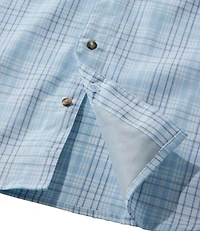 Men's Tropicwear Shirt, Plaid Short-Sleeve