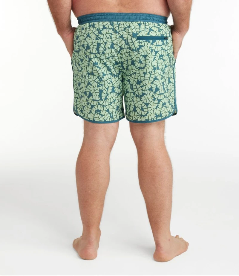 Men's All-Adventure Swim Shorts, Print, 7"