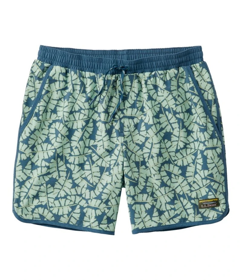 Men's All-Adventure Swim Shorts, Print, 7"
