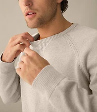 Men's Wicked Soft Cotton/Cashmere Sweater, Crewneck
