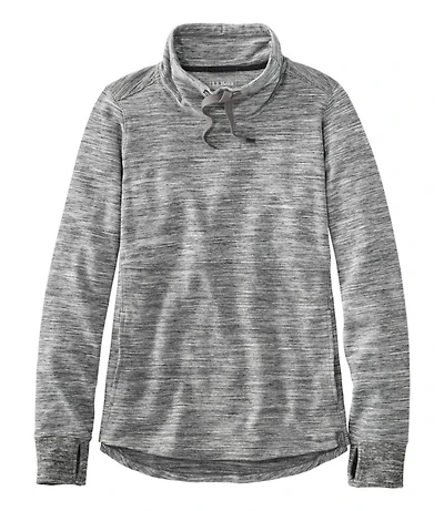 Women's L.L.Bean Cozy Mixed-Knit Pullover, Marled
