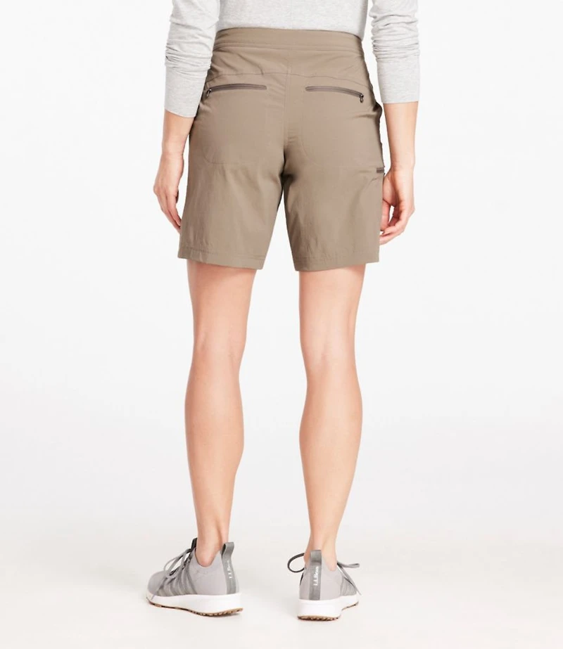 Women's Water-Repellent Comfort Trail Shorts, Mid-Rise