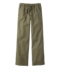 Lakewashed Pull-on Chinos, Mid-Rise Wide-Leg