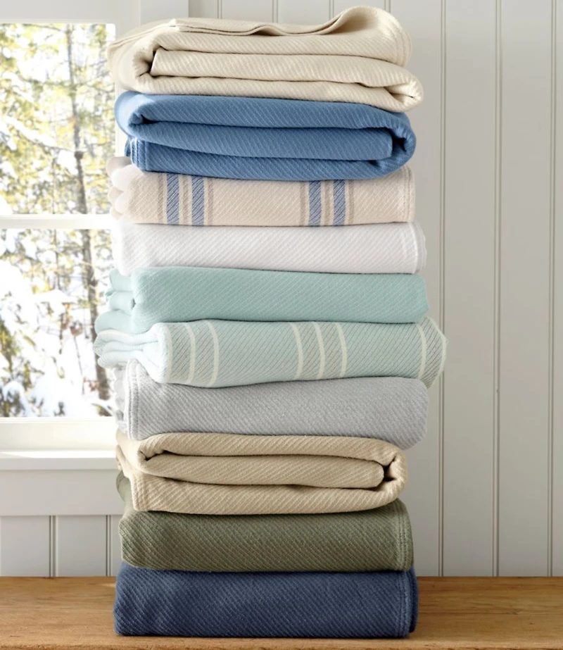 Maine Twill Blanket, Stripe